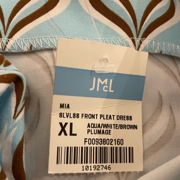 J. McLaughlin Mia Dress NWT Catalina Cloth Fabric in Size Extra Large - Picture 5 of 7